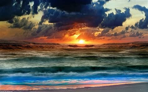 Storm Seascape Beach Seascape Storm Ocean Hd Wallpaper Peakpx