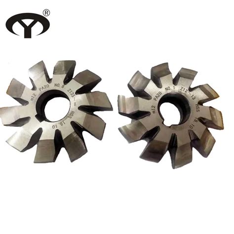 HSS M2 Module Involute Gear Milling Tool 8pcs Per Set PA14 5 View Gear