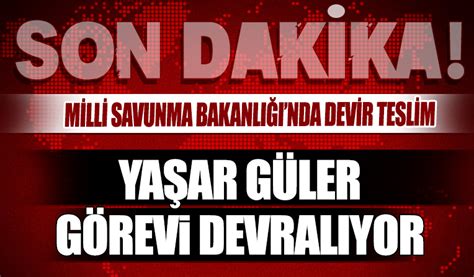 Beyaz Gazete On Twitter Milli Savunma Bakanl Nda Devir Teslim