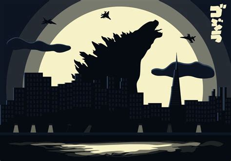 Godzilla Paisaje Ilustraci N Vectorial Fondo Star Wars Illustration