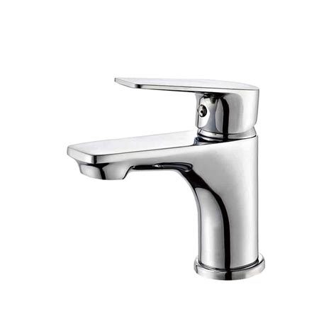 Modern Single Lever Chrome Basin Tap Bathroom Faucets