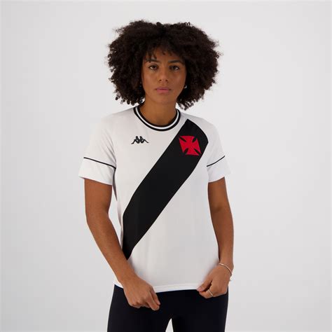 Camisa Kappa Vasco Ii Feminina Futfanatics