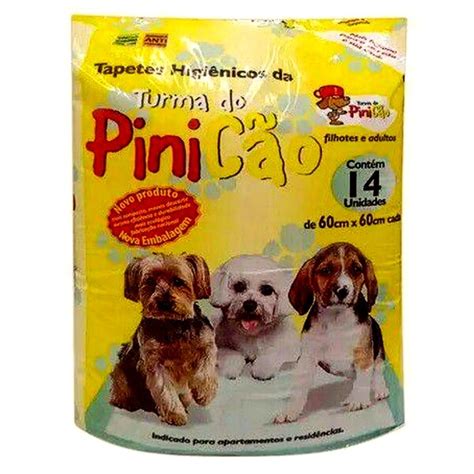 Tapete Higiênico Pet Super Absorção Para Cães 14 Unidades 60x60cm Turma