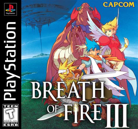 Breath Of Fire Iii Alternate Us Cover Art By Bleuvii On Deviantart