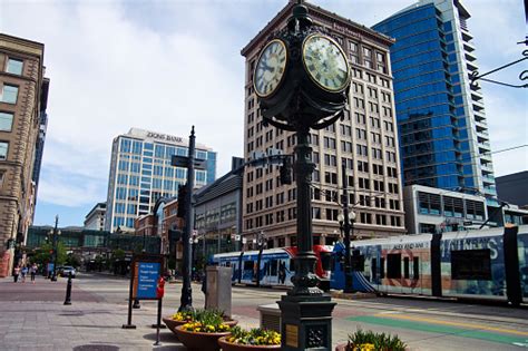 Zions Bank Building At Salt Lake City Downtown Stock Photo - Download ...