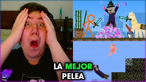 La Pelea MÁs Épica De Todo Minecraft Vs Animation Chule Reacciona A Alan Becker Youtube