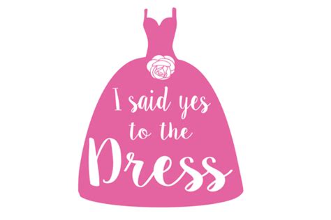 Say Yes To The Dress Digital Graphic By Auntie Inappropriate Designs