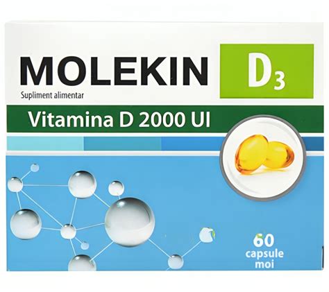 Molekin D3 2000UI 60 Capsule Zdrovit Dr Max Farmacie