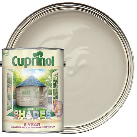 Cuprinol Garden Shades Matt Wood Treatment Natural Stone 5l Uk