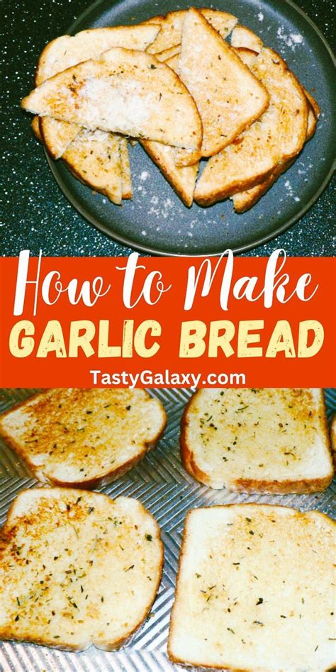 How To Make Cheesy Garlic Bread With Regular Bread Recipe Best Garlic Bread Recipe Make