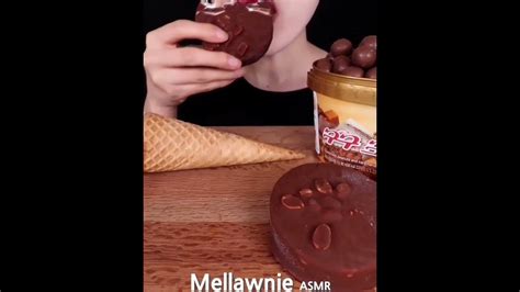 Asmr Mukbang｜chocolate Marshmallow Ice Cream Maltesers 구구 초콜릿 마시멜로 아이스