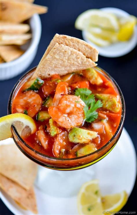 Mexican Shrimp Cocktail Recipe | ChefDeHome.com