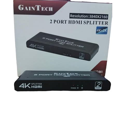 Jual SPLITTER HDMI 1 2PORT GAINTECH ADAPTOR Shopee Indonesia