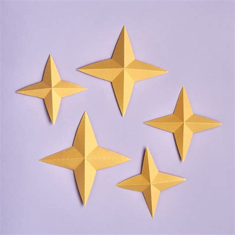 3D Paper Star Template - OGCrafts