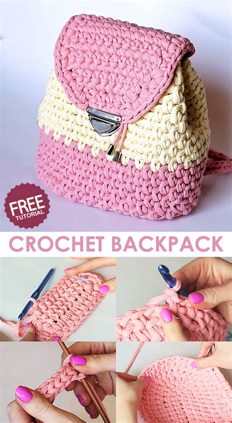 Crochet Simple Backpack Crochet Hub Crochet Backpack Pattern Free