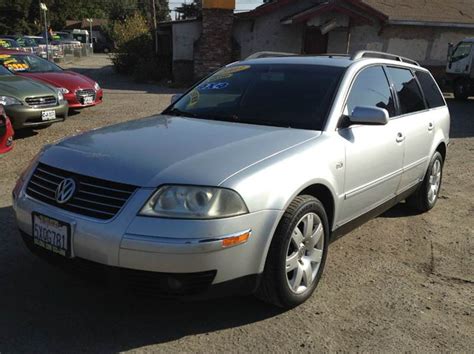 2003 Volkswagen Passat Glx 4motion Awd 4dr Wagon V6 Riverbank Ca