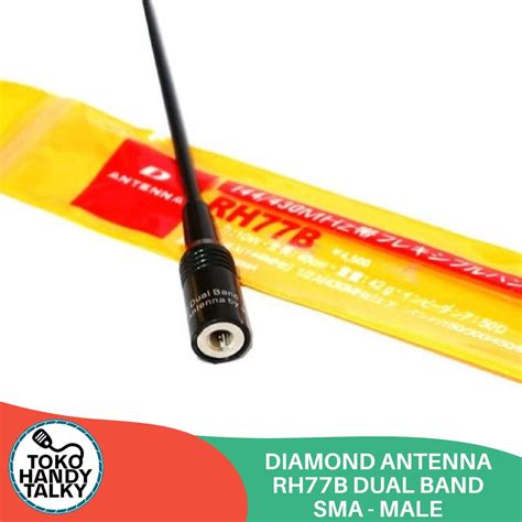 Jual Antenna Rh B Rh B Rh B Sma Male Dual Band Antena Ht Firtscom