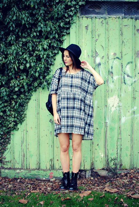 What I Wore Check Smock Caroline Burke Burkatron