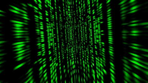 Efecto matrix Datos Data información Verde Green No