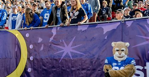 BYU’s dancing Cougar mascot enjoying newfound fame but maintaining ...