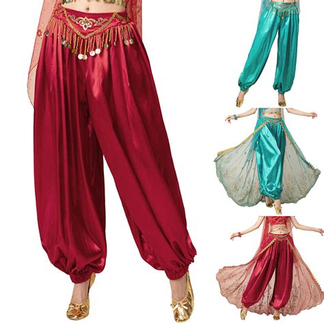 Womens Trousers Tassel Costume Stage Performance Pants Cosplay Dancewear Baggy Ebay