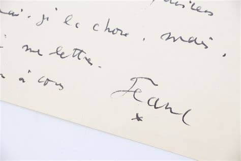 COCTEAU Lettre autographe adressée à l écrivain et journaliste