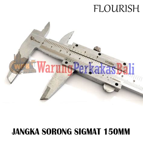 Jual Flourish Vernier Caliper Mm Jangka Sorong Manual Sigmat Sketmat