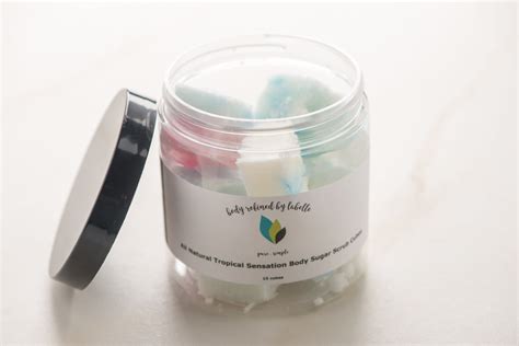 Sugar Scrub Cubes Vegan 15 Cubes Body Refined By La Belle Company