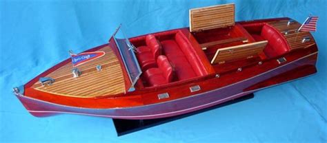 Buy Wooden Chris Craft Runabout Limited 33in - Model Ships