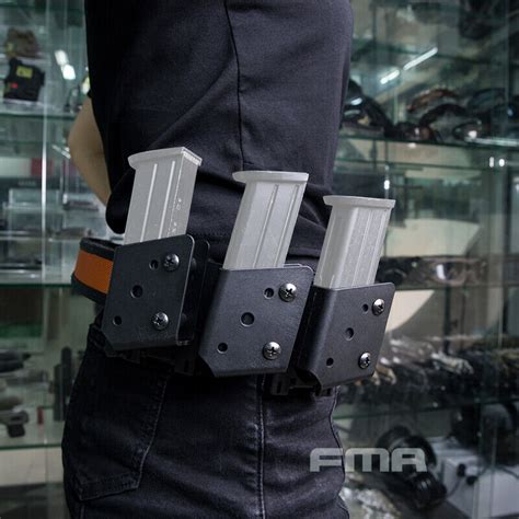 FMA IPSC USPSA IDPA Open Class Triple Mag Pouch Mag Carrier Competition