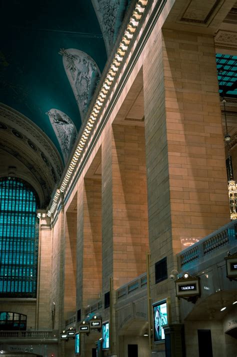 Grand Central Terminal Main Concourse Columns Photograph