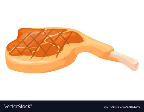 Cooked Pork Chop Clip Art