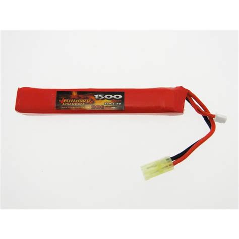 Batteria Lipo Litio 1500 MAH 7 4 V 20 C Billowy Power Batterie