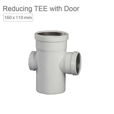 1 Inch Reducing UPVC Reducer Tee With Door For Plumbing Pipe At 182