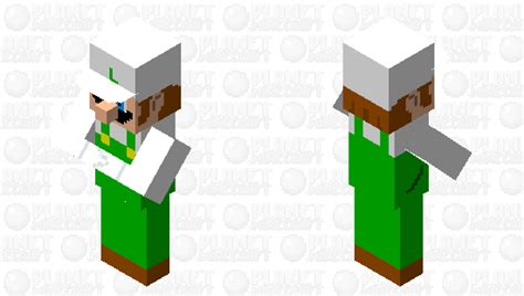 Fire Luigi Super Mario Minecraft Mob Skin