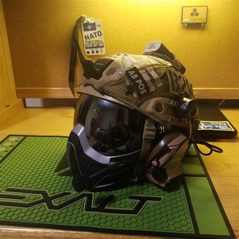 My Hk Klr Milsim Helmet Set Up Rpaintball