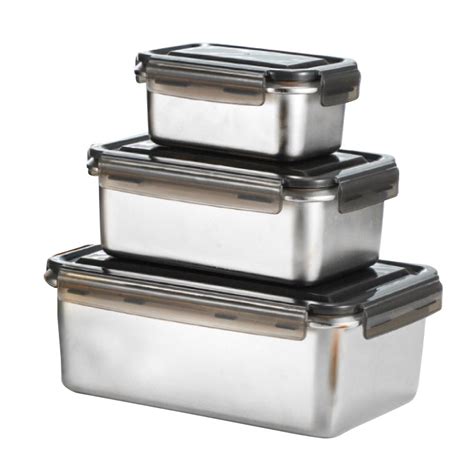 Stainless Steel Storage Container Bundle - Jarmay Enterprises Pte. Ltd