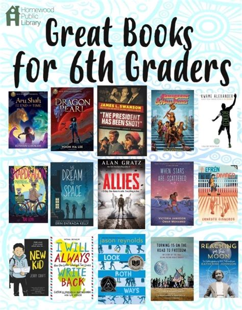 Great Books For 6th Graders Hpl Teens Worksheets Library