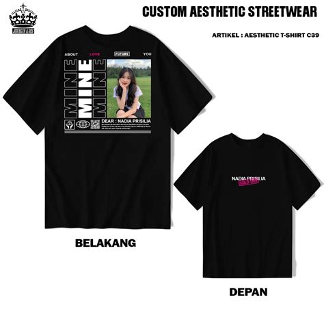 Jual Kaos Custom Foto Aesthetic Kaos Sablon Satuan Kaos Sablon Digital Dtf Kaos Viral