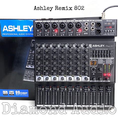 Jual Mixer Audio Ashley Remix 802 Usb Bluetooth Original Mixing 8