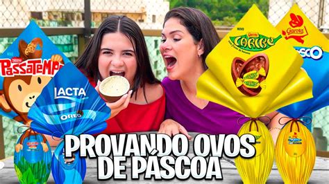 PROVANDO E AVALIANDO AS NOVIDADES DE OVOS DE PÁSCOA YouTube