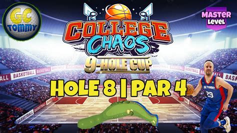 Master Qr Hole Par Eagle College Chaos Hole Cup Golf