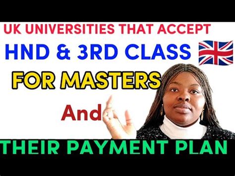 The Uk Universities That Accept Hnd And Rd Class Holders For Direct