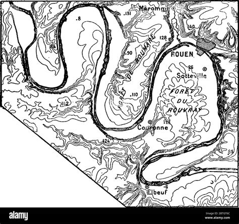 Meander seine river Stock Vector Images - Alamy