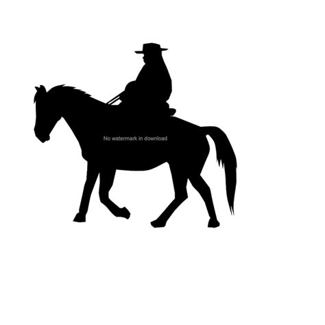 Cowboy Silhouette Svg, Cowboy Image Svg, Cowboy Silhouette F - Inspire ...