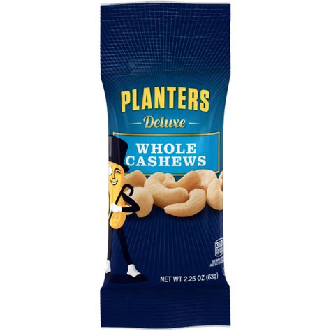 PLANTERS Deluxe Cashews 2 25 Oz Bag PLANTERS Brand