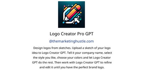 Logo Creator Pro GPT GPTs features and functions, examples and prompts ...