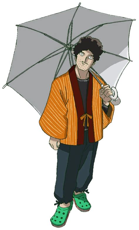 A Drawing Of A Man Holding An Umbrella