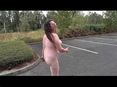 Embarrassed Nude Female Strips Nude In Public And Drives Away Walks