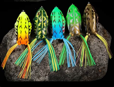 Haya Fishing Lures Realistic Design Frog Lure Durable High Quality Lifelike 3d Eyes And Colorful ...